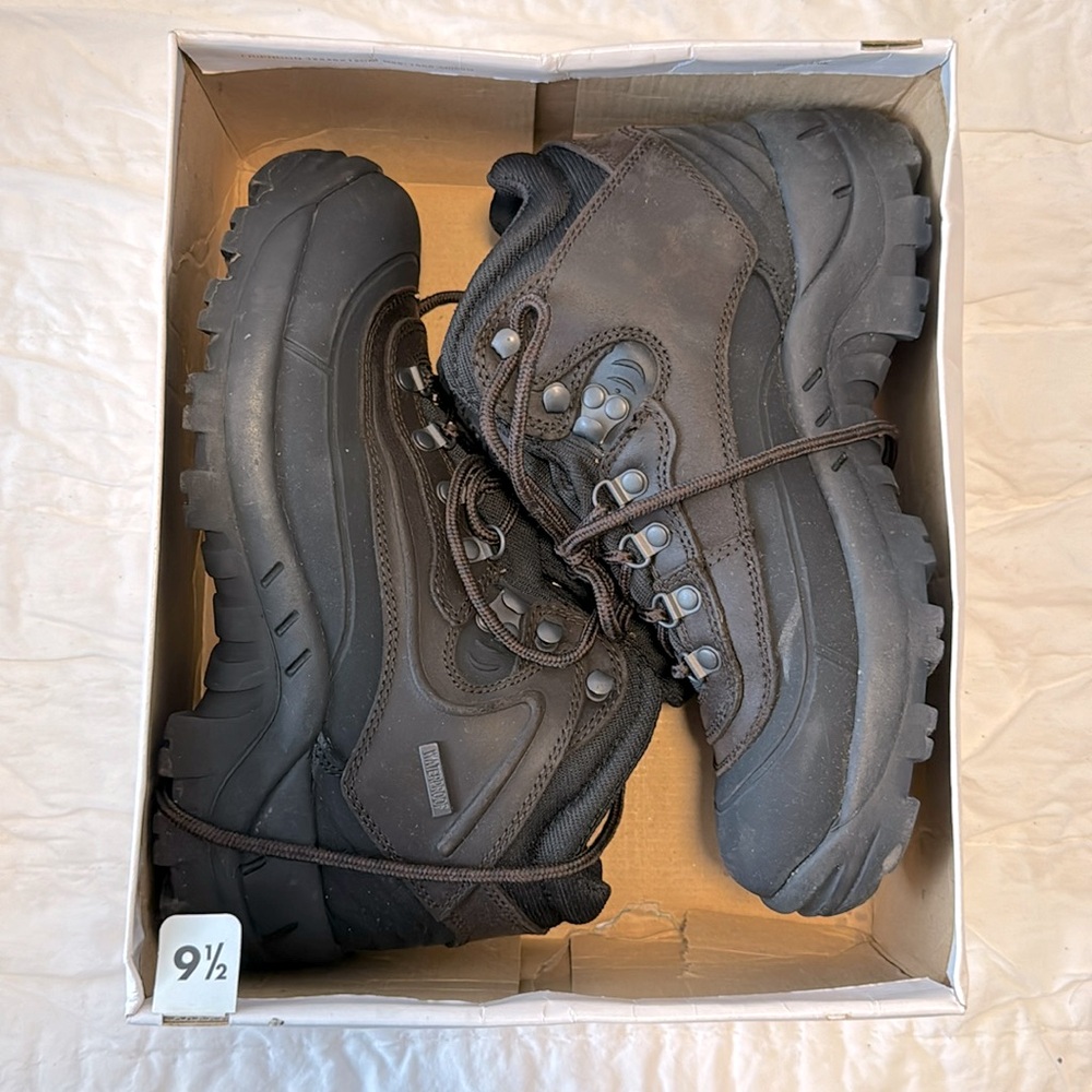 $20 Route 66 Men’s boots. Heavy Duty Black Brown Hiking or Work Shoes. Men’s 9.5